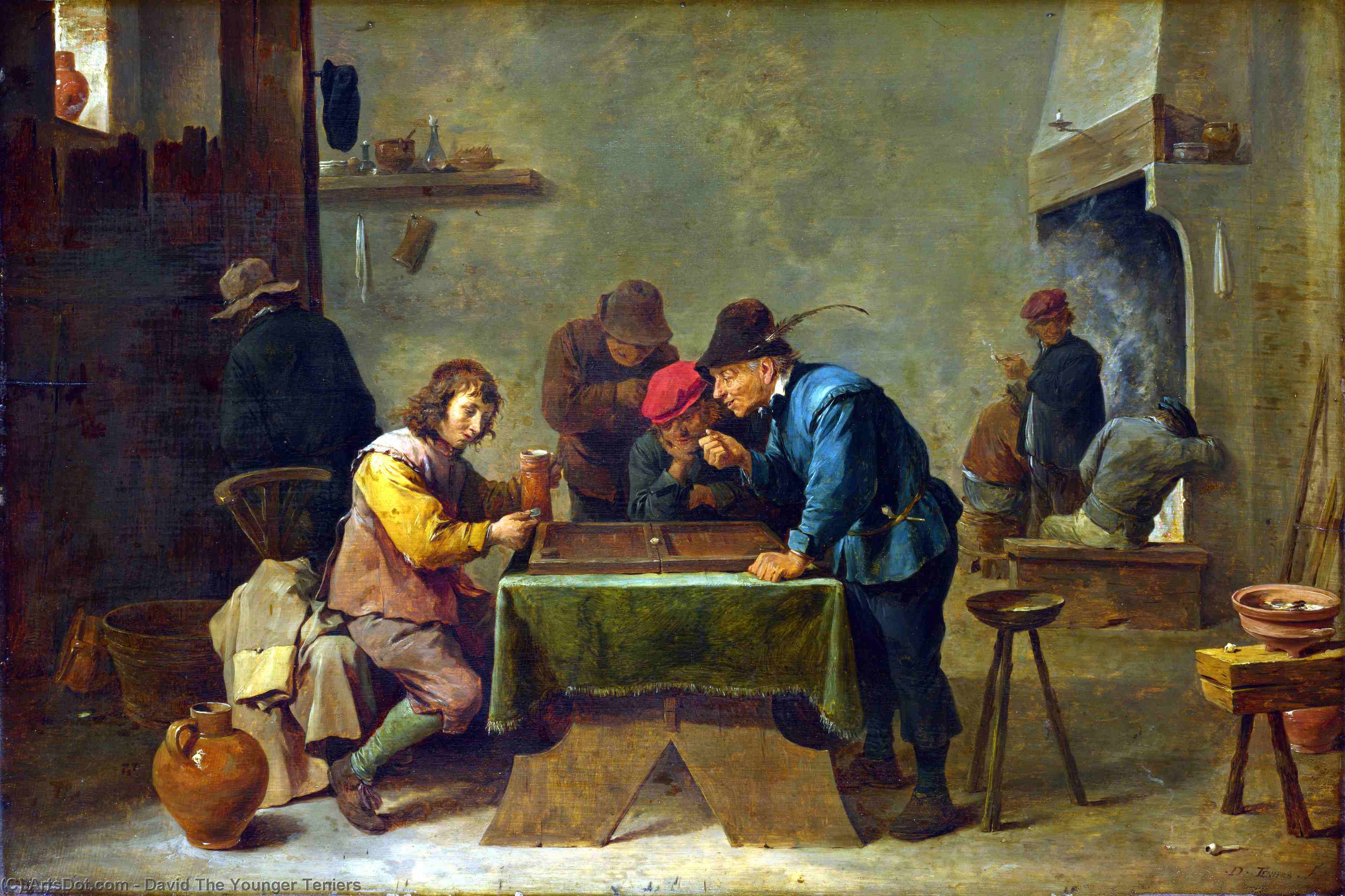 Backgammon Players — David Teniers The Younger