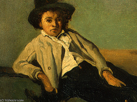 Italian Peasant Boy (detail 1) - — Jean-baptiste-camille Corot