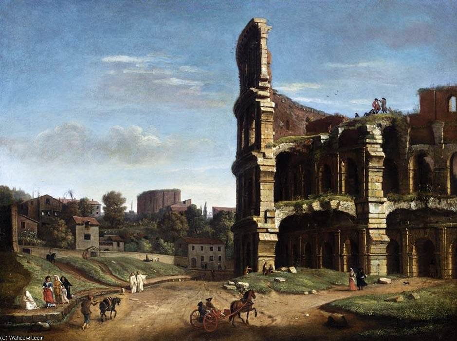 A View Of The Colosseum — Gaspar Van Wittel (caspar Andriaans Van Wittel)