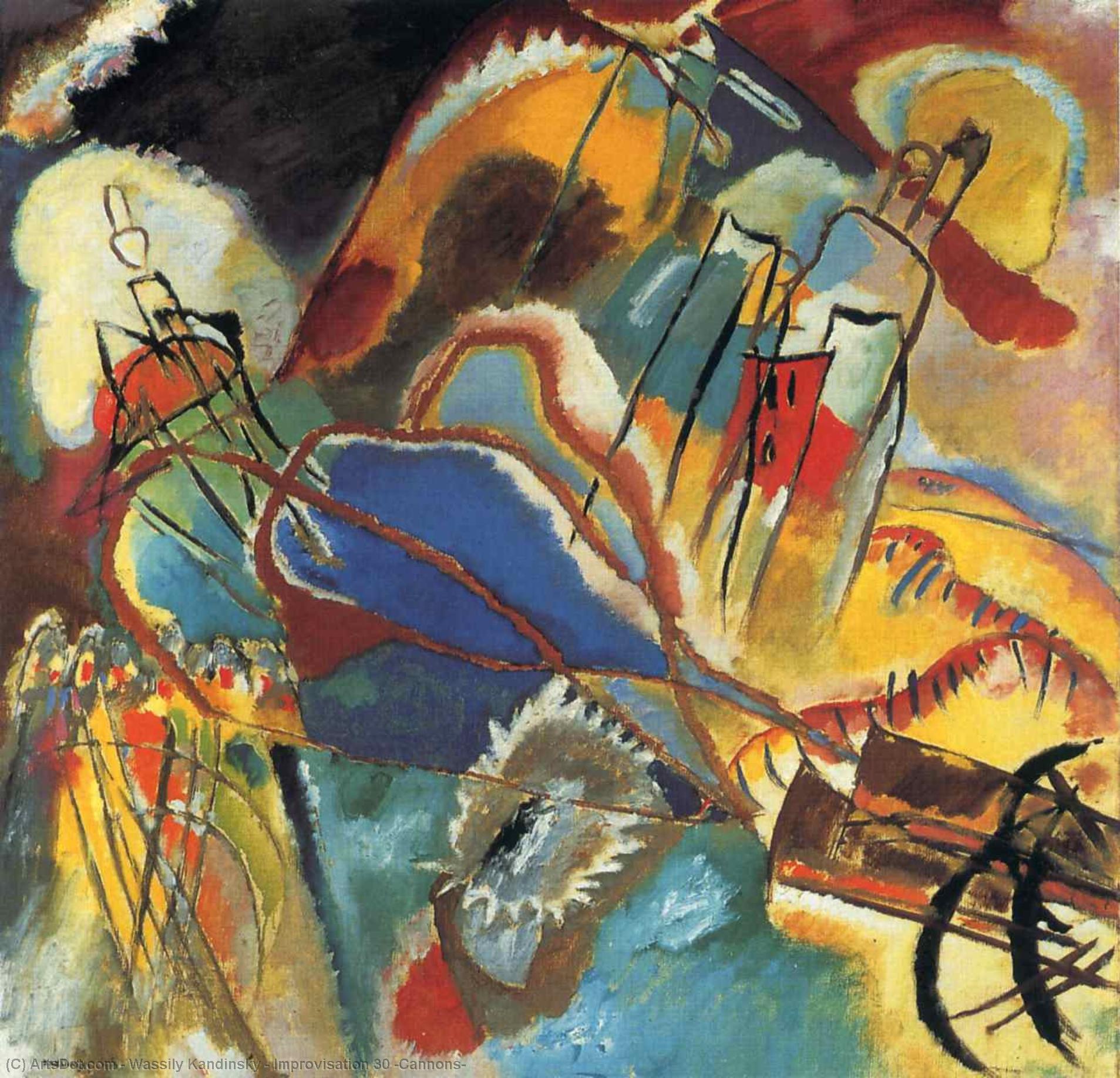 Improvisation 30 (cannons) — Wassily Wassilyevich Kandinsky