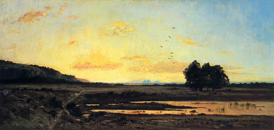 Rememberance Of La Caru, Sunset — Paul Camille Guigou