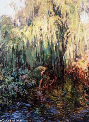 The Blue Pond — Luis Graner Y Arrufi