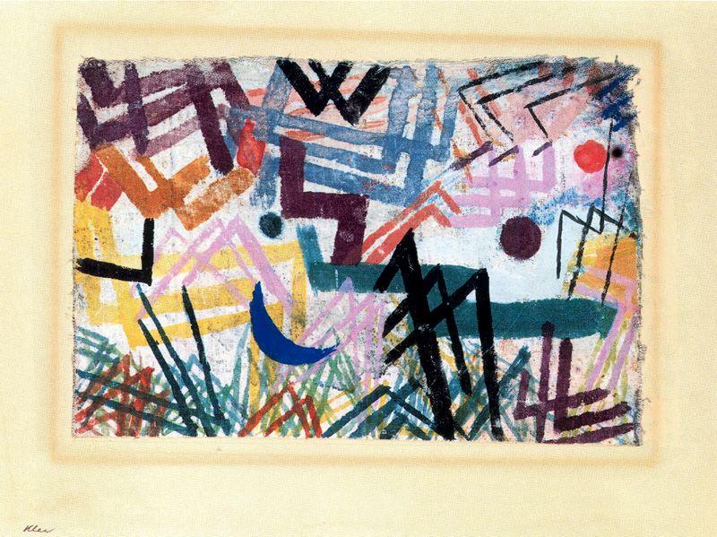 Interplay Of Forces In A Lech Riber Landscape — Paul Klee