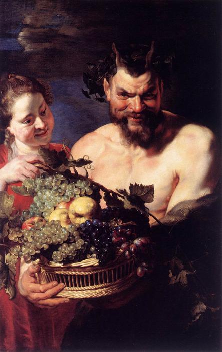 Satyr And Girl — Рубенс