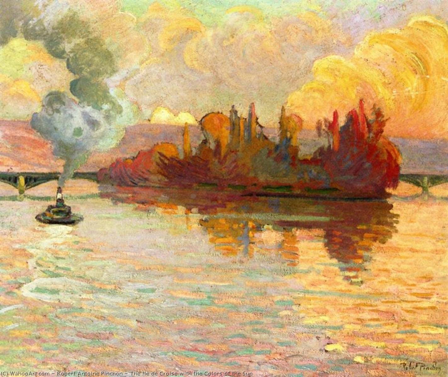 The Ile De Croise With The Colors Of The Sun — Robert Antoine Pinchon