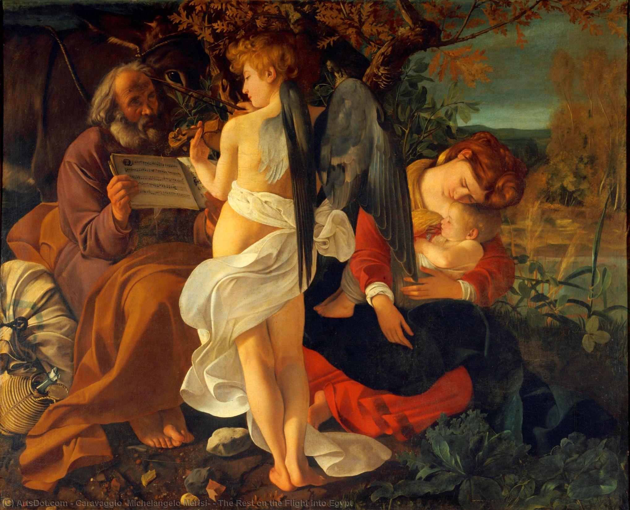 The Rest On The Flight Into Egypt — Caravaggio