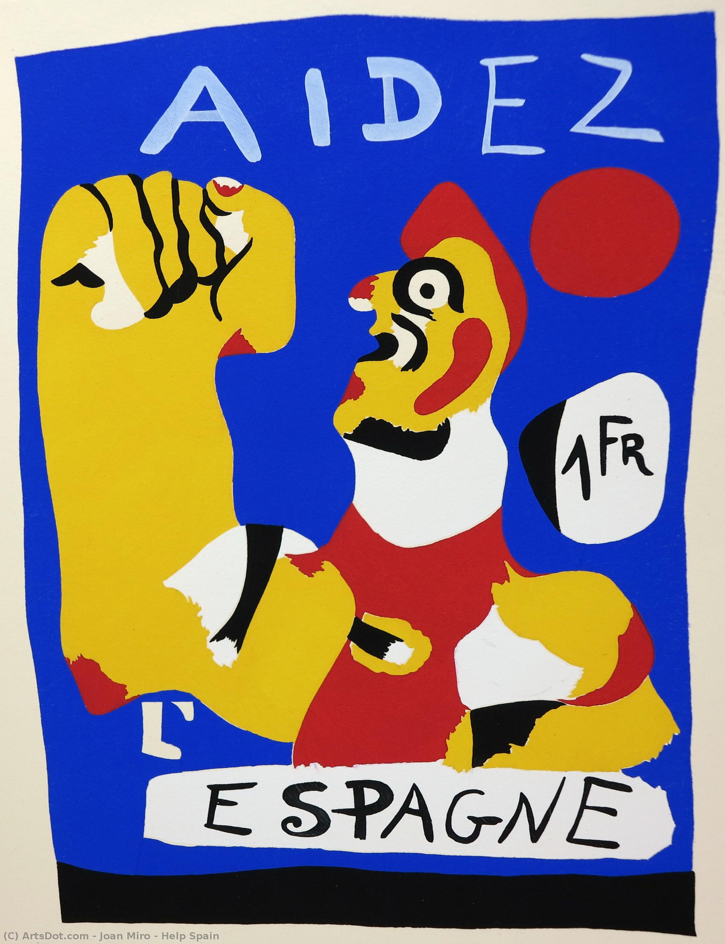 Help Spain — Жоан Миро