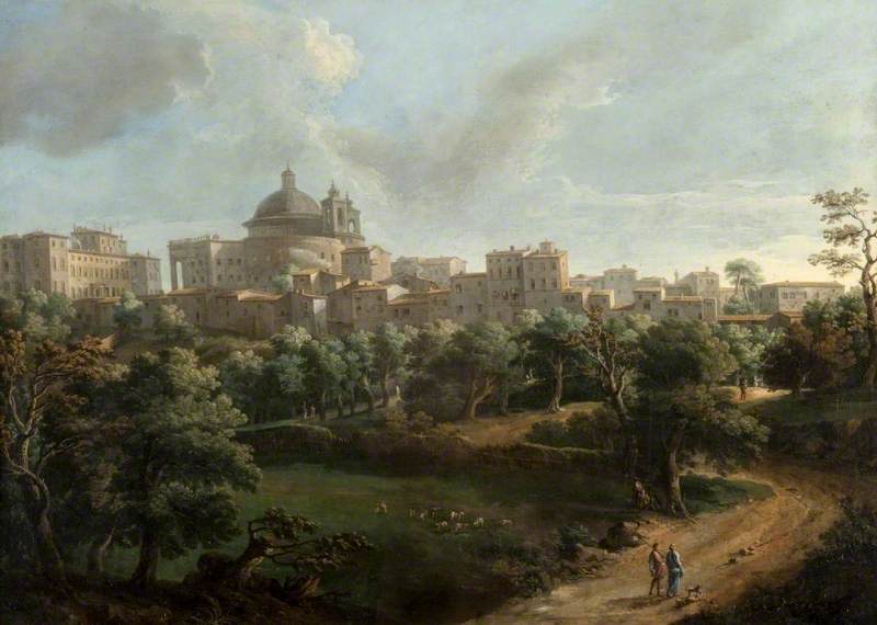 View Of Ariccia — Paolo Anesi