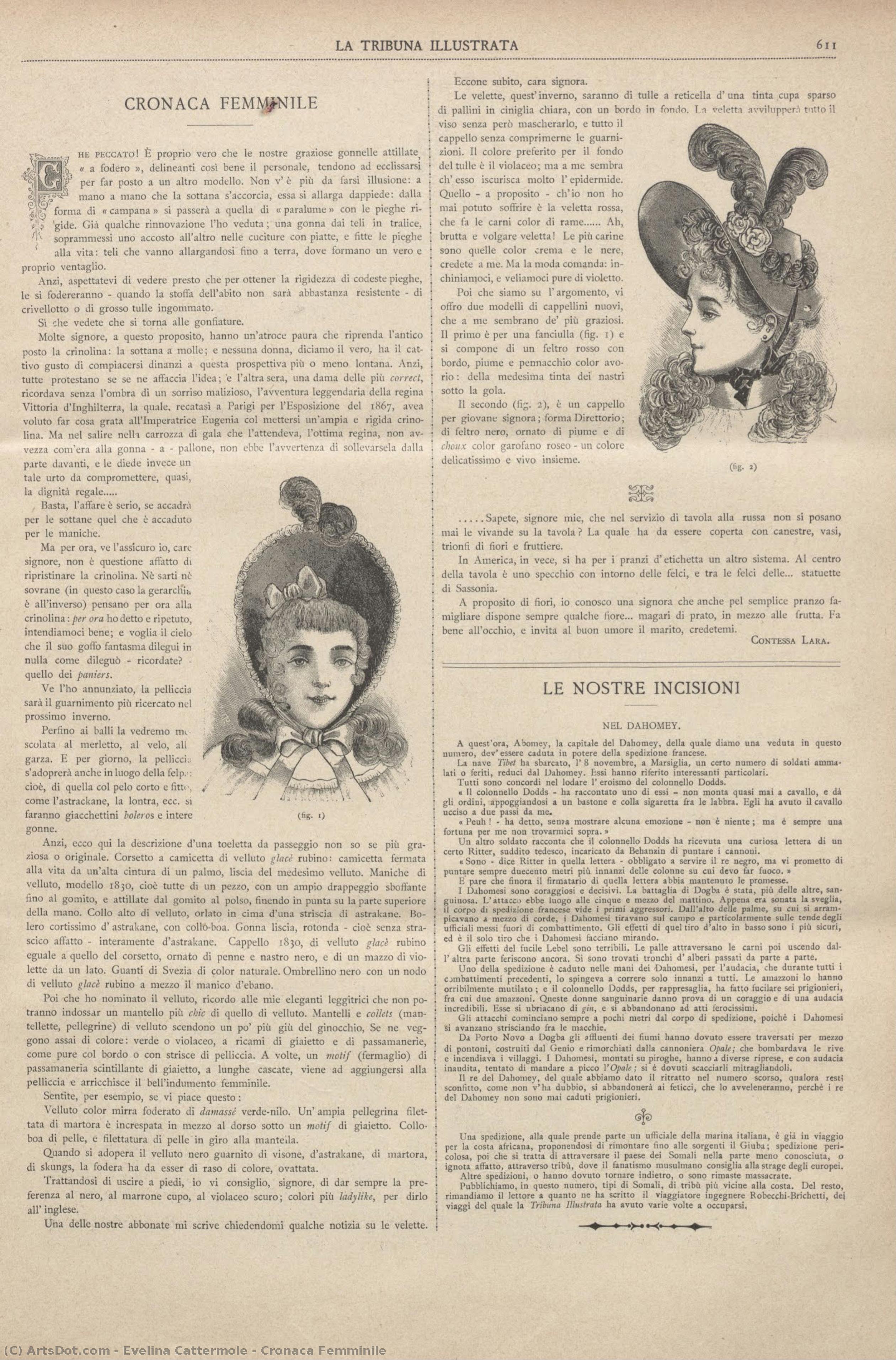 Cronaca Femminile — Evelina Cattermole