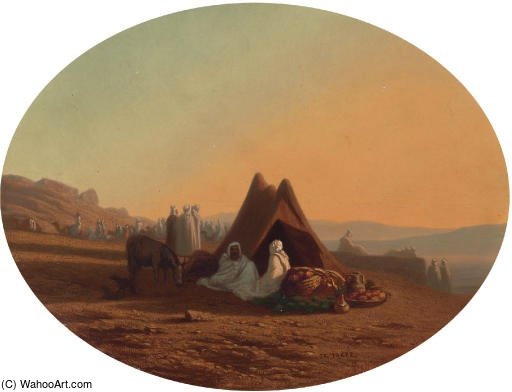 An Arab Encampment — Charles Théodore Frère Dit Frère Bey