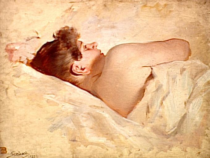 Femme Couchée — Lothar Von Seebach