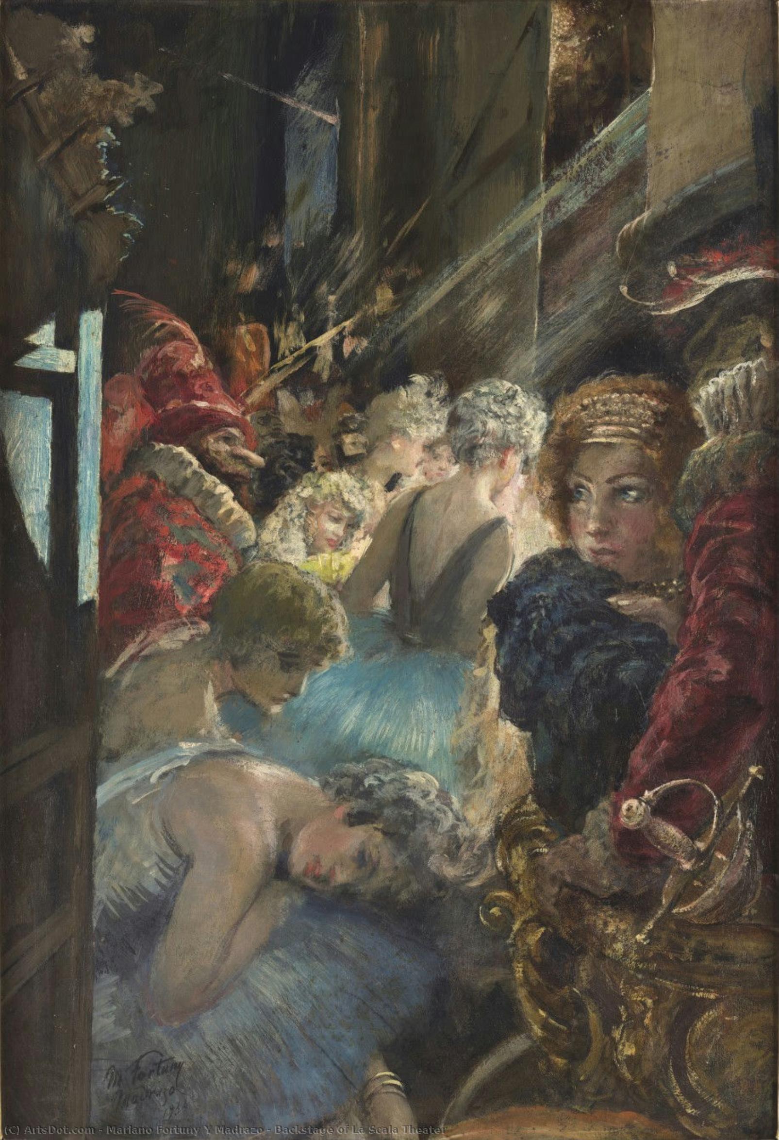 Backstage Of La Scala Theater — Mariano Fortuny Y Madrazo