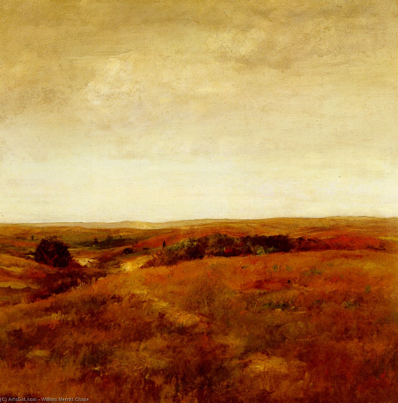 Oktober — William Merritt Chase