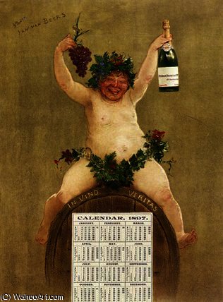 Promotional Calendar For Pfungst Freres Champagne — Jan Van Beers
