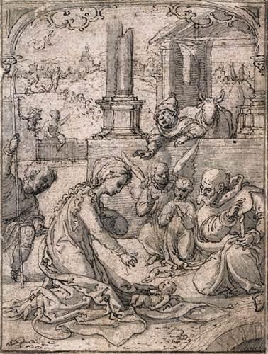 The Adoration Of The Shepherds — Jan Gossart