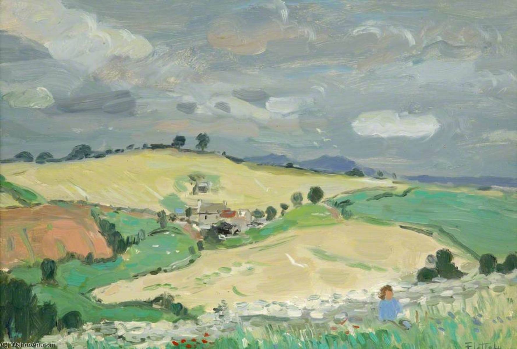 Farm Near Painswick — Alastair Frederick Flattely