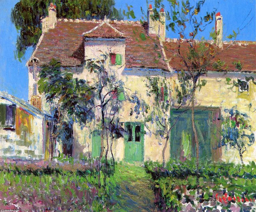 The Garden Behind The House — Gustave Loiseau