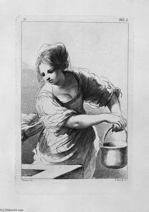Rebecca At The Well, By Guercino — Giovanni Battista Piranesi