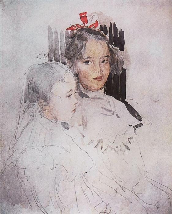 Portrait Of Children Of S. Botkin — Valentin Alexandrovich Serov