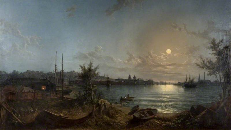 The Thames At Greenwich — Sebastian Pether