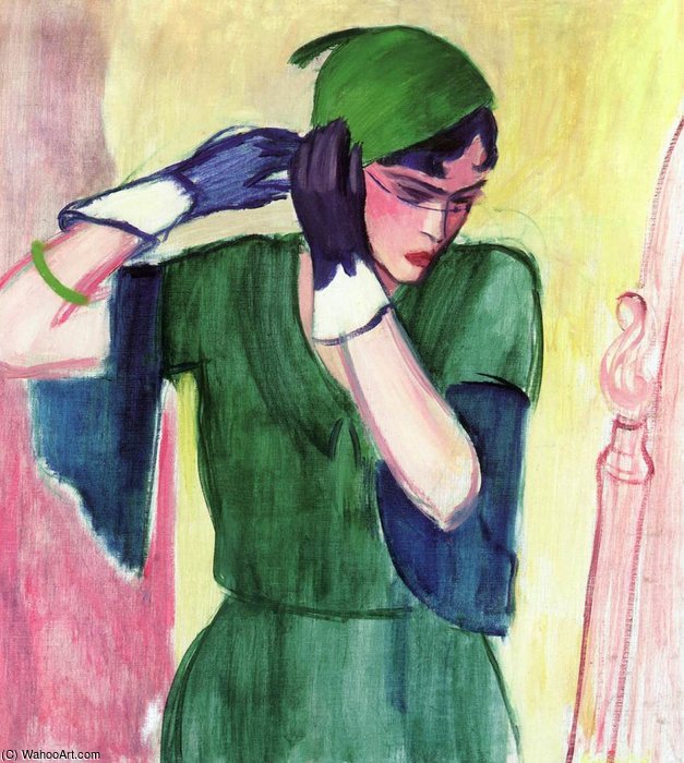 Roman Lady In Green — Aurel Emod