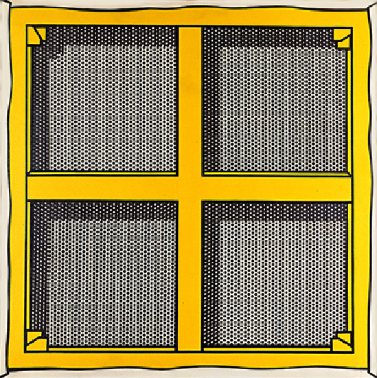 Stretcher Frame With Cross Bars Iii — Roy Lichtenstein