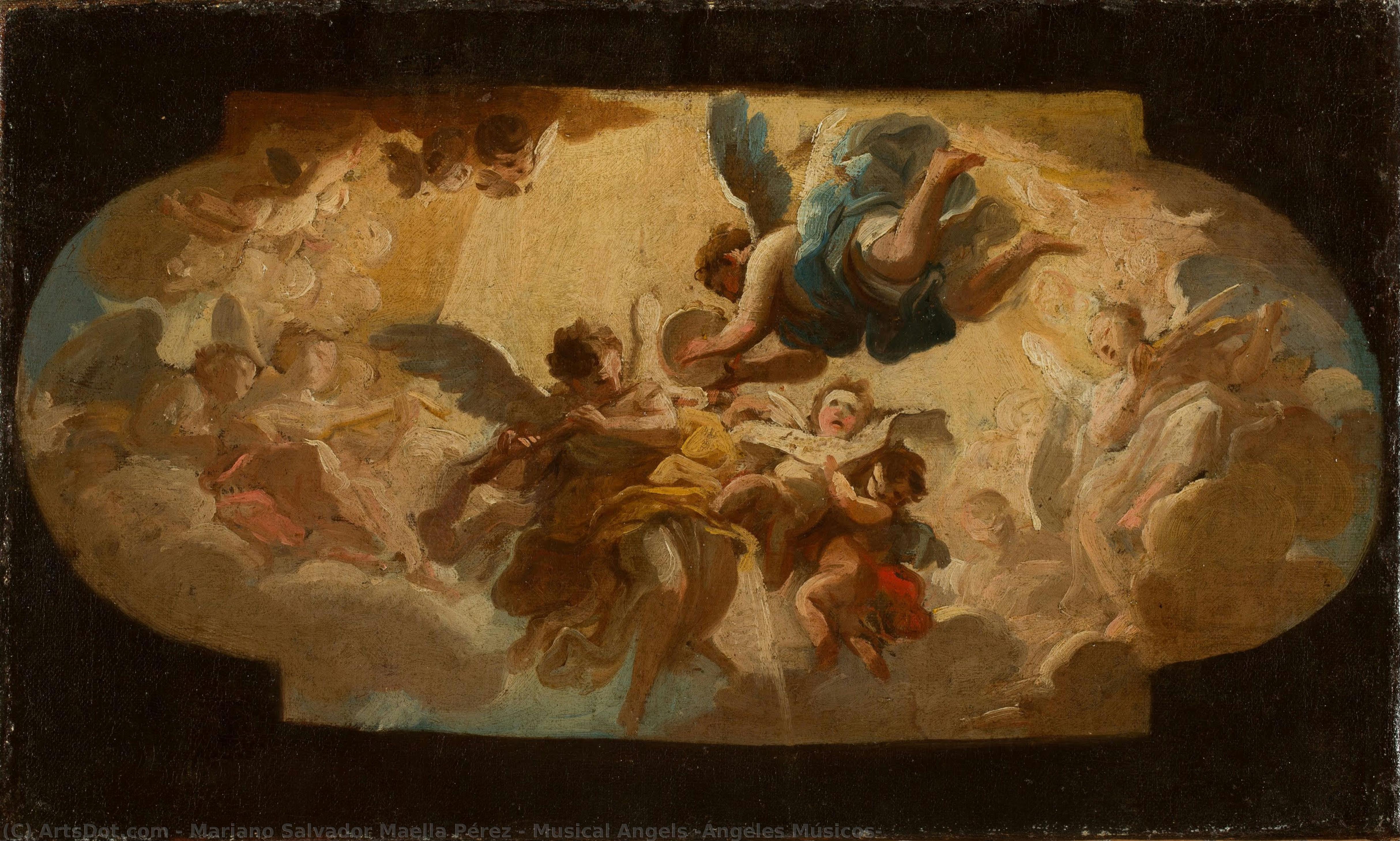 Musical Angels (ángeles Músicos) — Mariano Salvador Maella Pérez