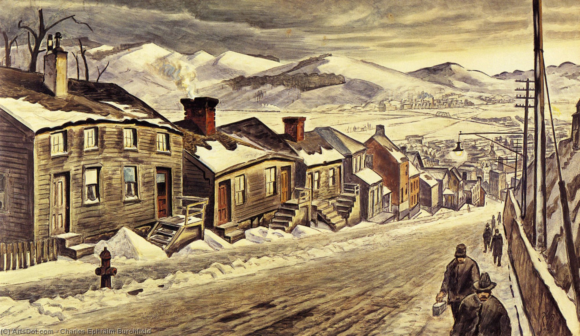 End Of The Day 1 — Charles Burchfield