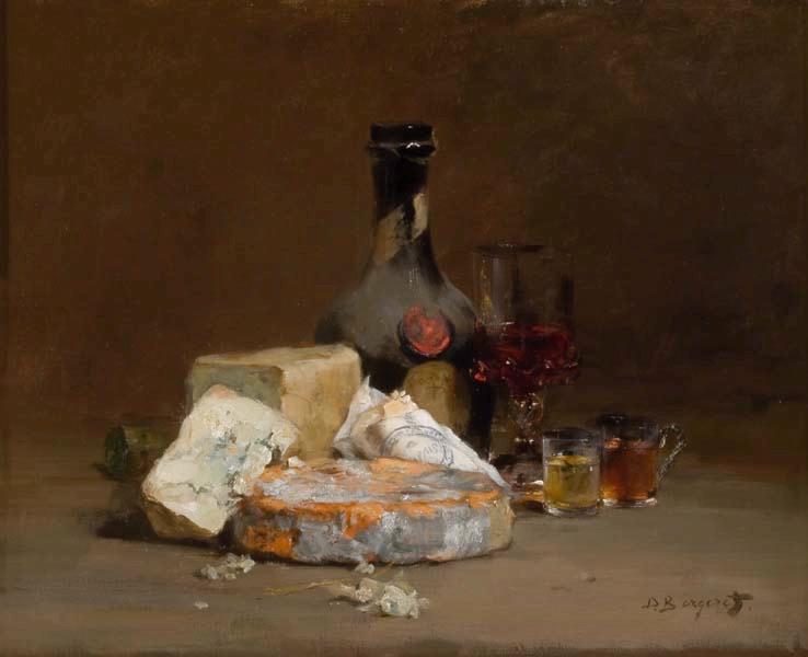 Nature Morte Aux Fromages — Denis Pierre Bergeret