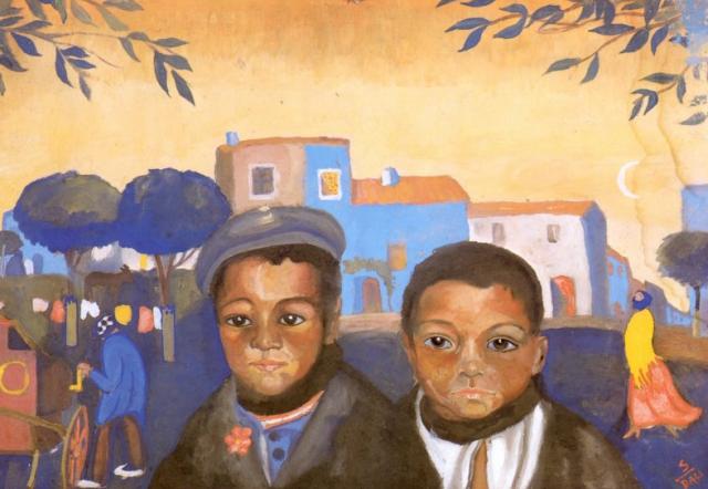 Two Gypsy Lads, 1920-21 — サルバドール・ダリ
