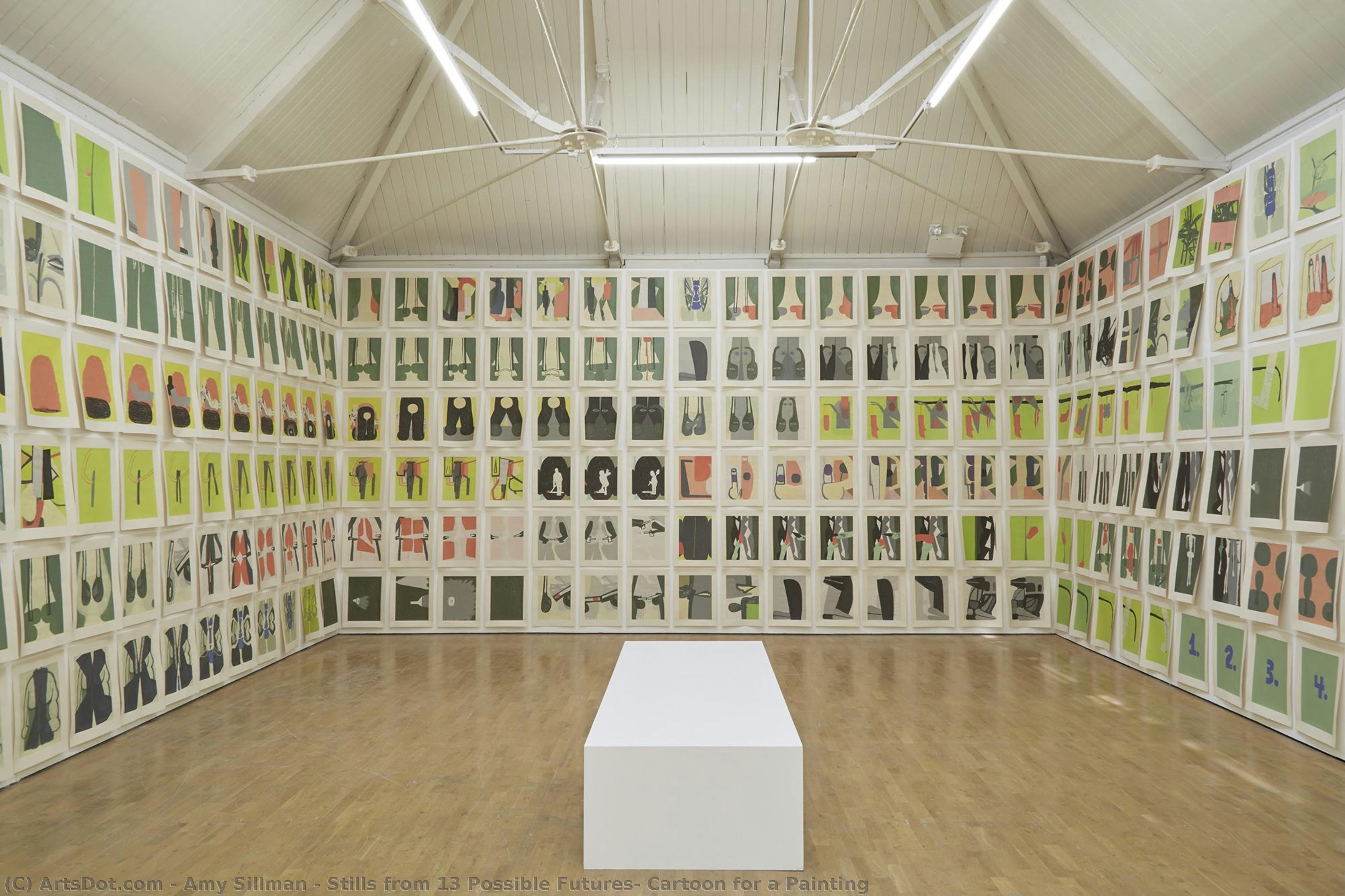 Stills From 13 Possible Futures: Cartoon For A Painting — Amy Sillman