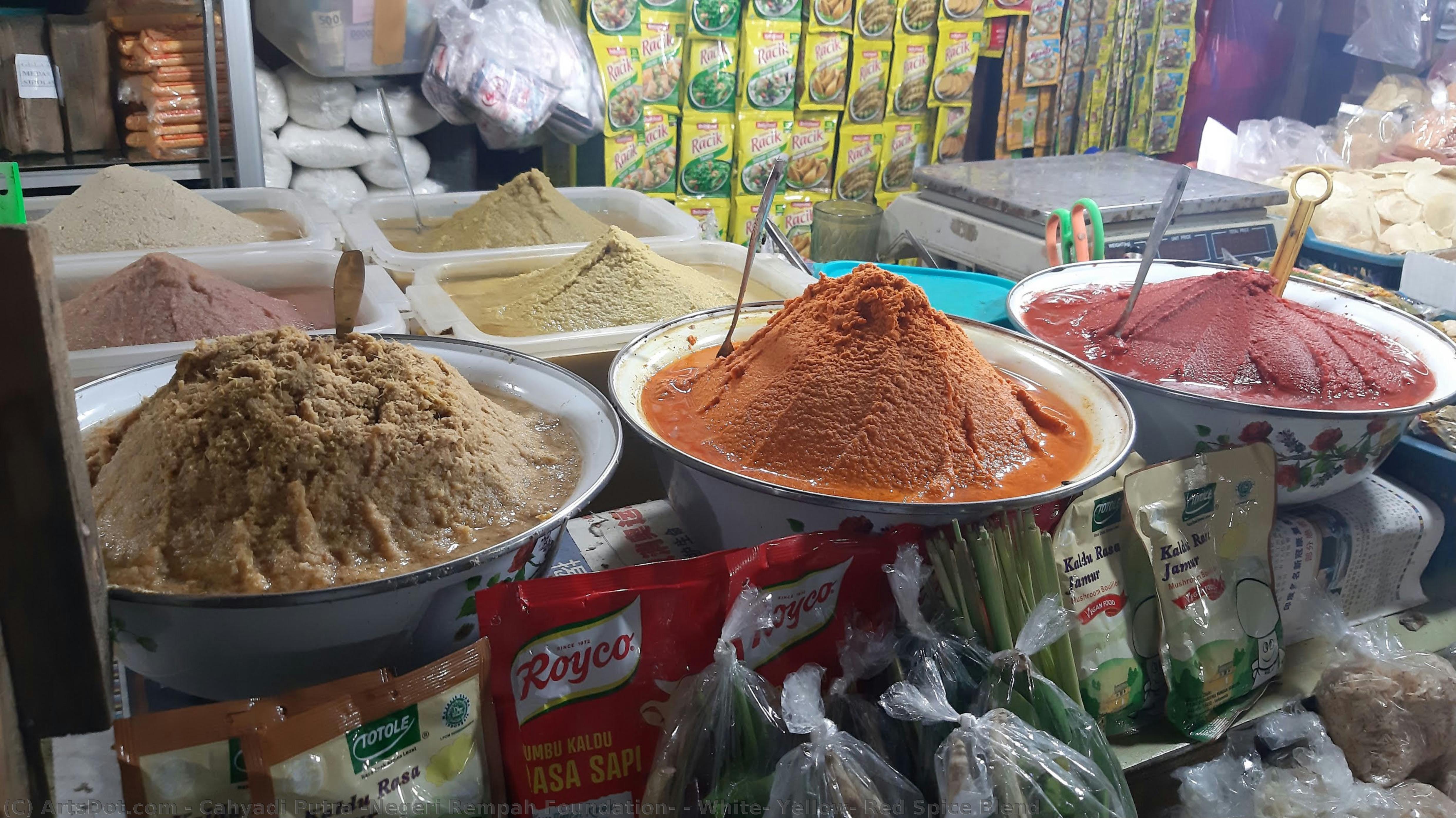 White, Yellow, Red Spice Blend — Cahyadi Putra (negeri Rempah Foundation)