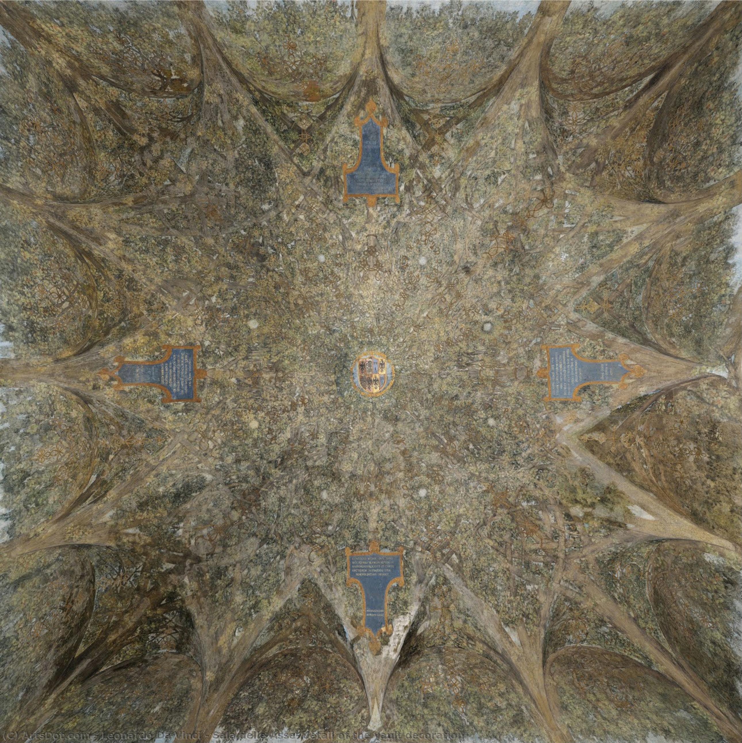 Detail Der Wanddekoration Von Sala Delle Asse — Leonardo Da Vinci