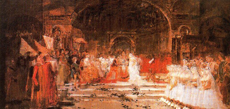 Sketch For The Feast Of The Maries — José Villegas Cordero