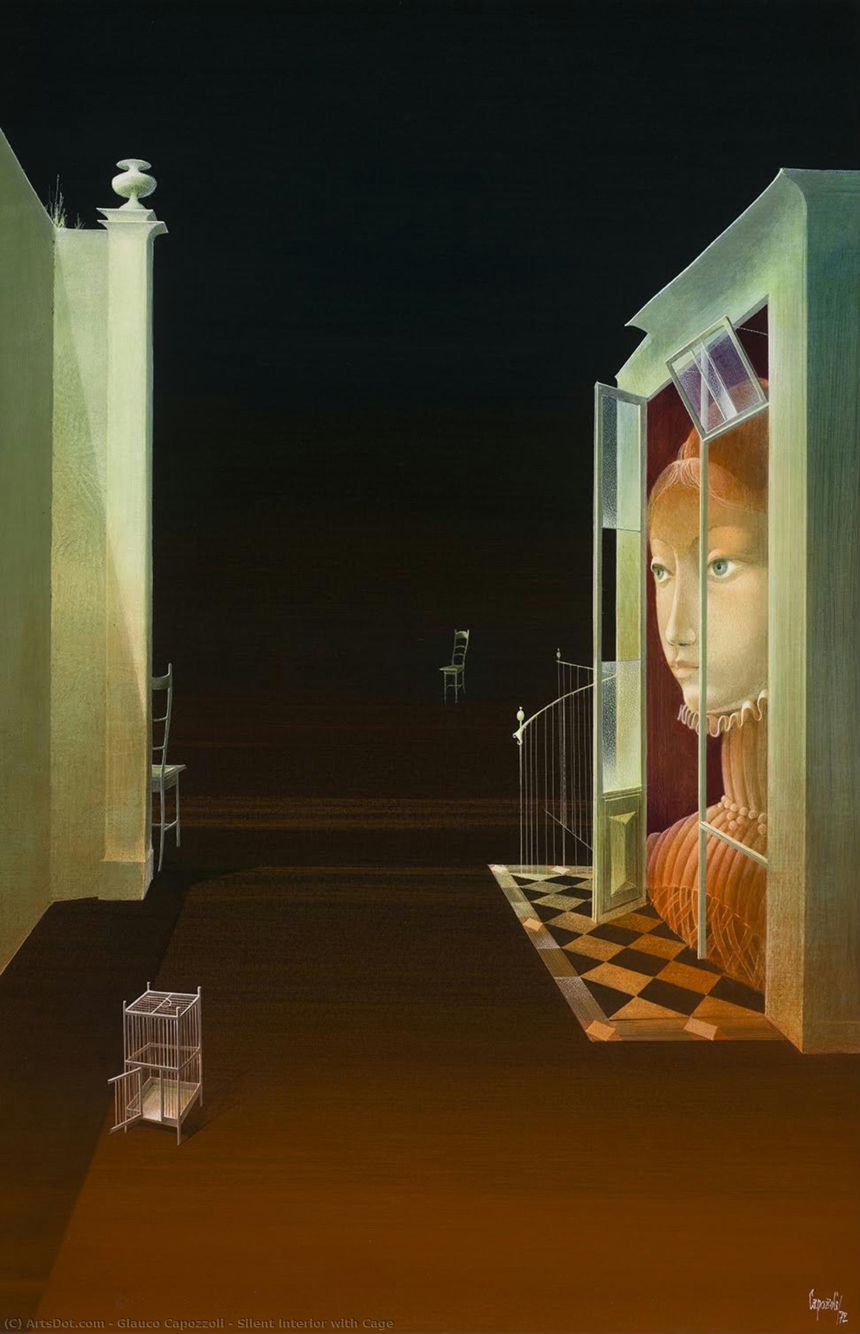 Silent Interior With Cage — Glauco Capozzoli