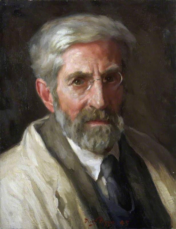 David Foggie (1878–1948), Artist, Self Portrait — David Simpson Foggie