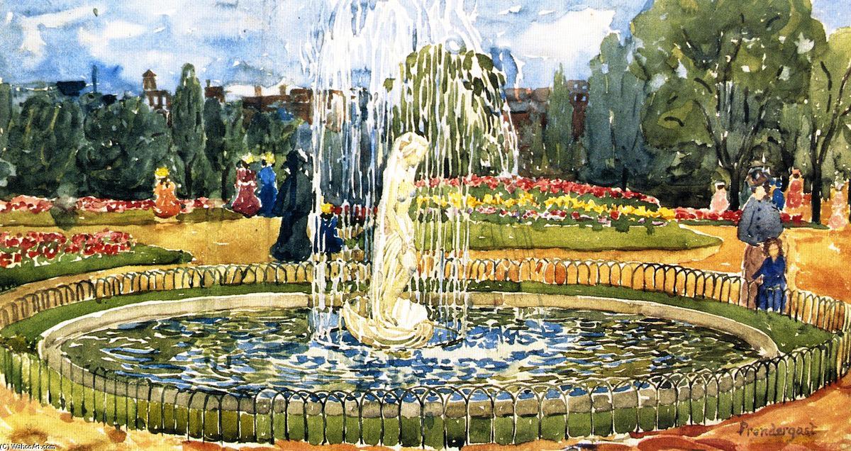 The Public Garden, Boston — Maurice Brazil Prendergast