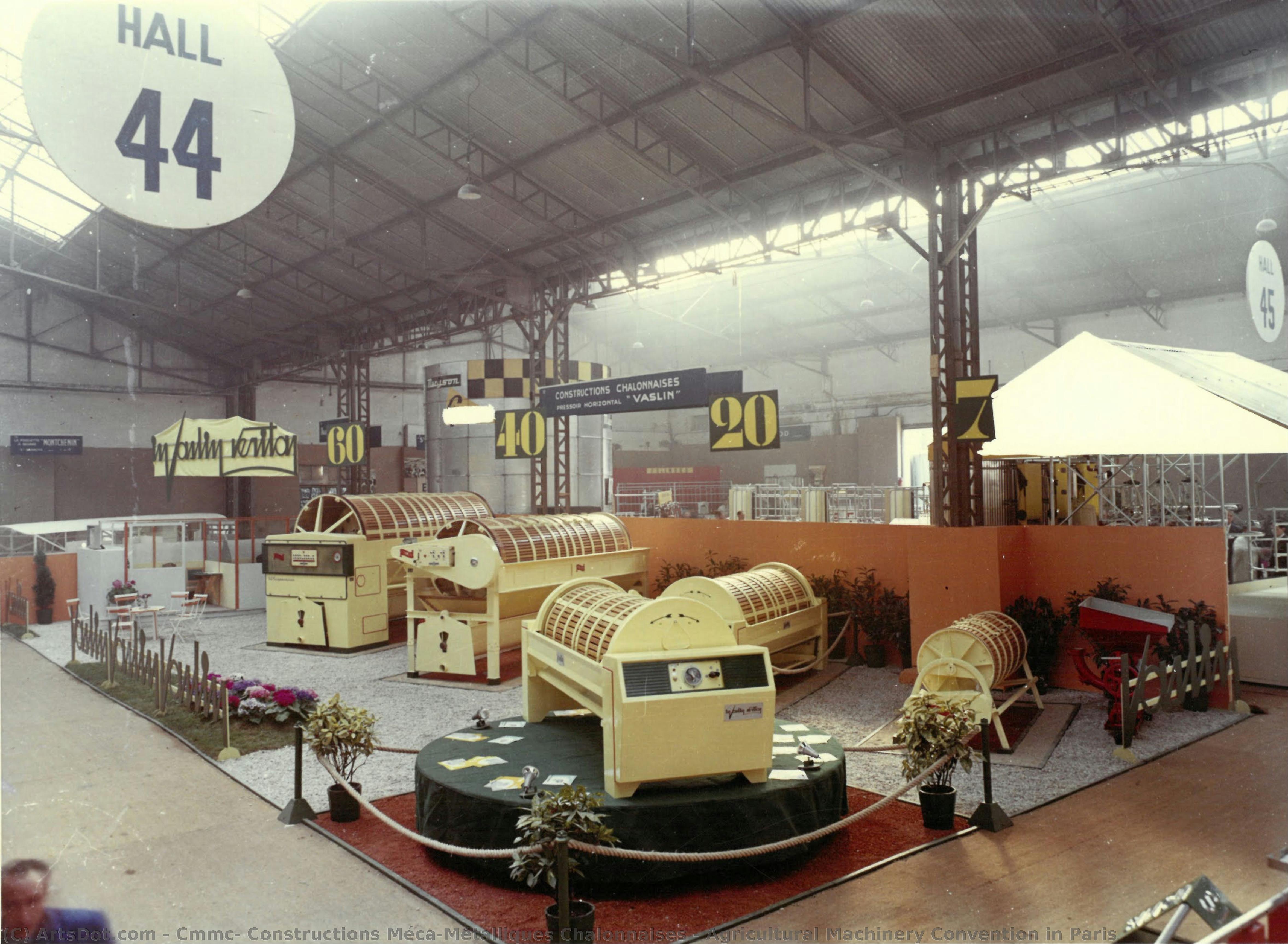 Agricultural Machinery Convention In Paris — Cmmc, Constructions Méca-métalliques Chalonnaises
