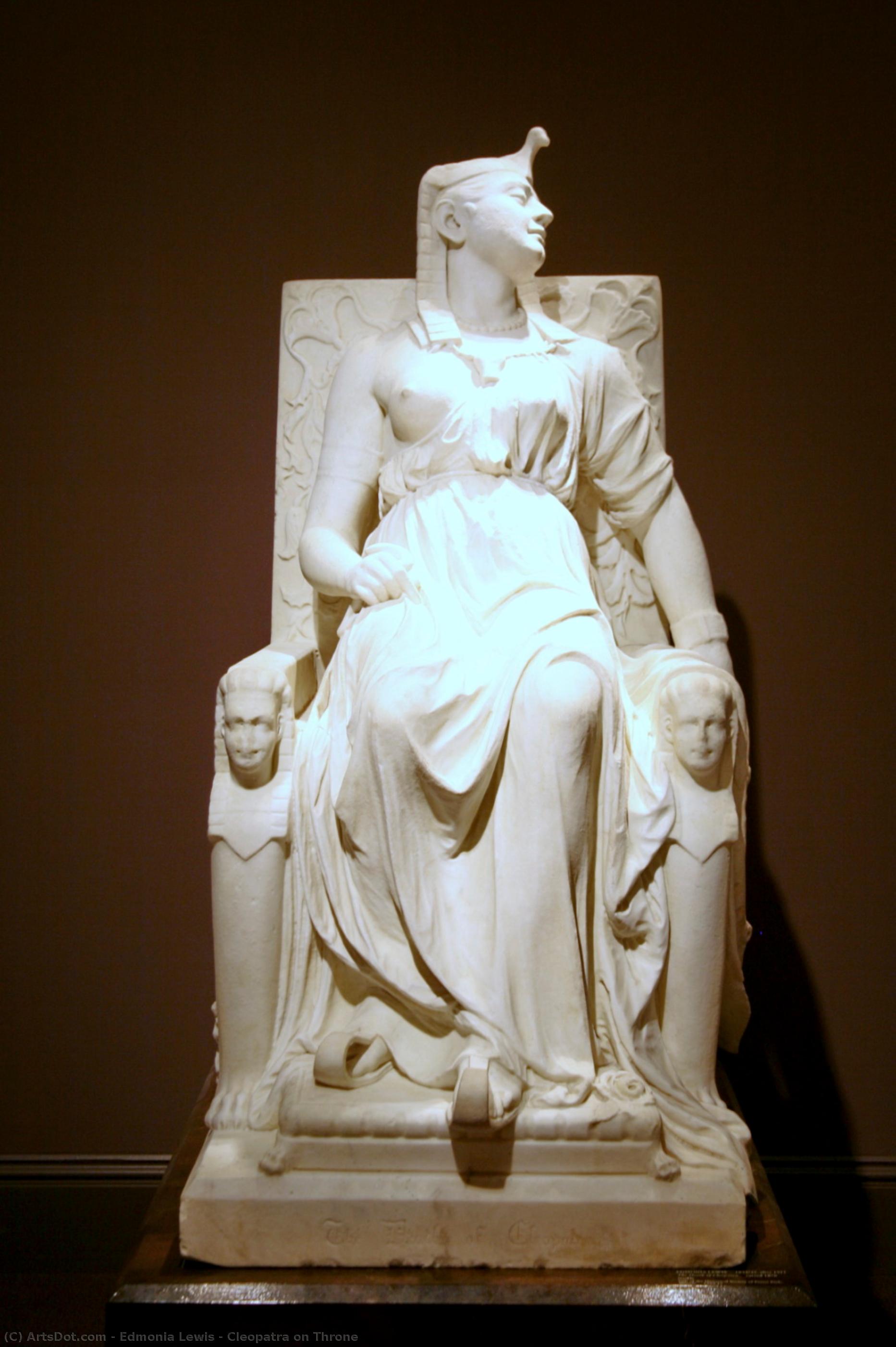 Cleopatra On Throne — Edmonia Lewis