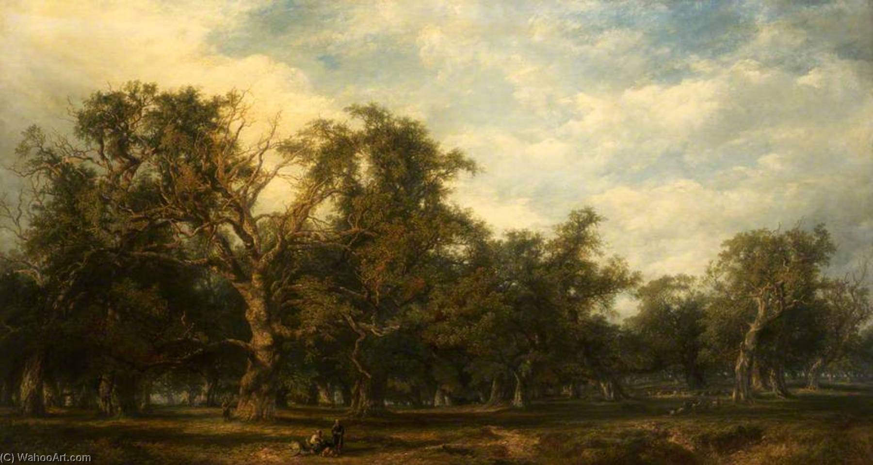 A Forest Glade — Frederick Henry Henshaw