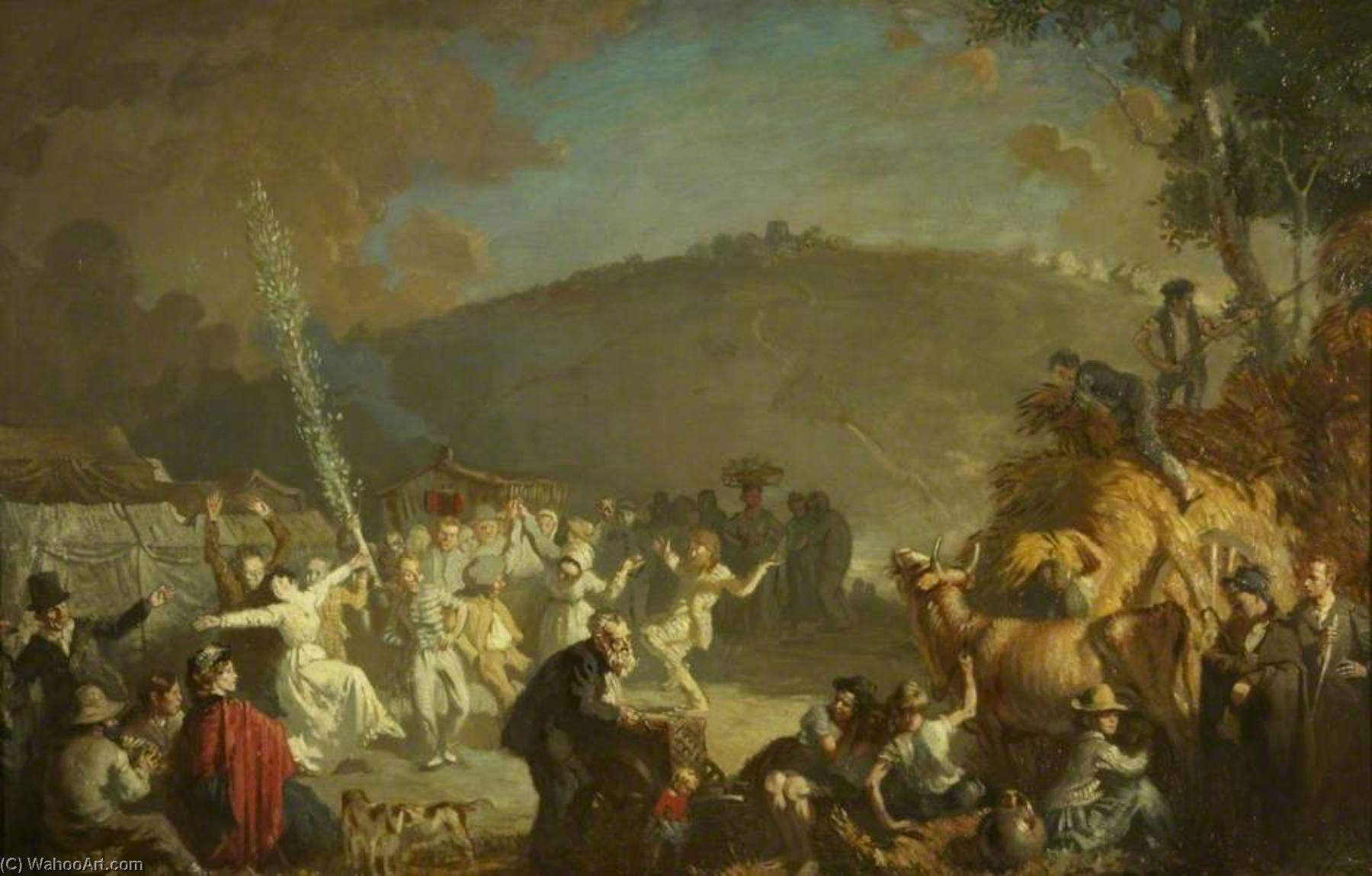 Improvisation On A Barrel Organ — Sir William Newenham Montague Orpen