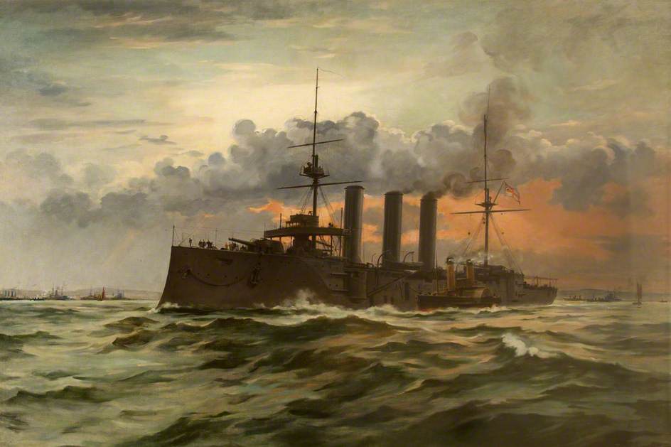 Hms 'monmouth' — Frank Watson Wood
