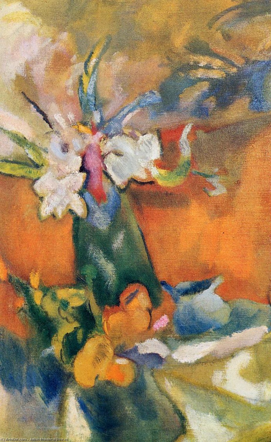 The Vase Of Flowers — Julius Mordecai Pincas
