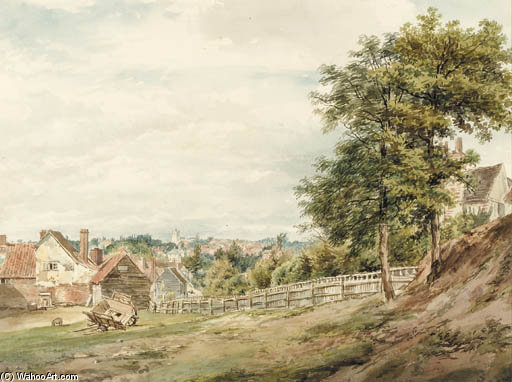 A Field On The Outskirts Of Bushey, Hertfordshire — William Henry Hunt
