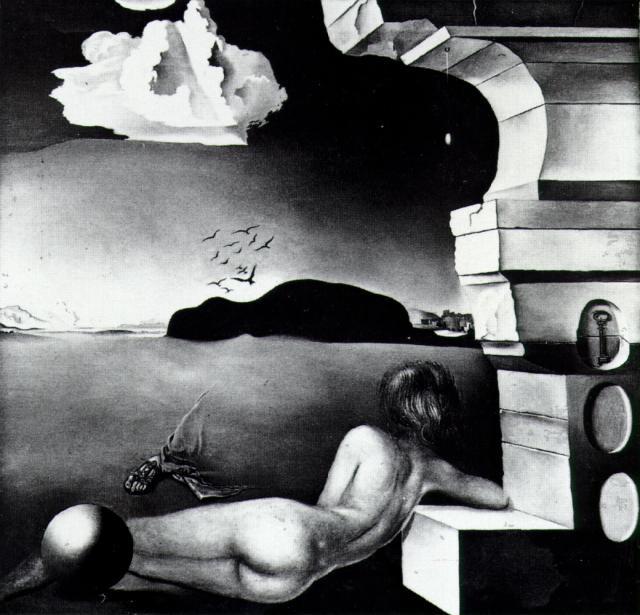 Nude On The Plain Of Rosas — Salvador Dalí