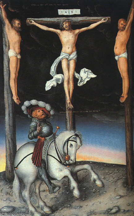 Crucifixion With The Converted Centurion — Лукас Кранх (старший)
