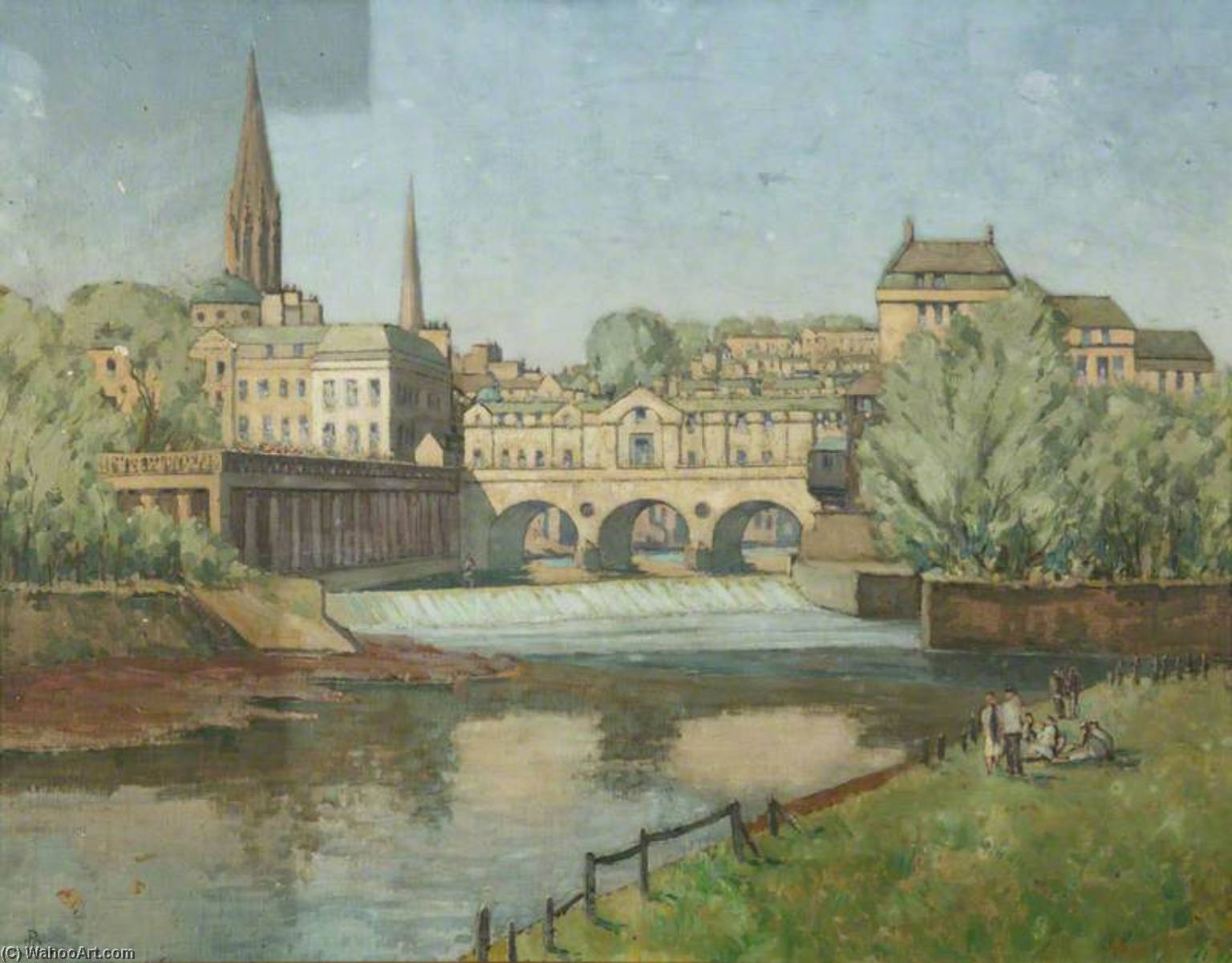 Pulteney Bridge, Bath — James Patchell Chettle