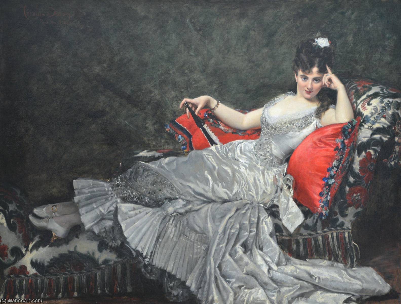 French Mademoiselle De Lancey — Carolus-duran (charles-auguste-emile Durand)