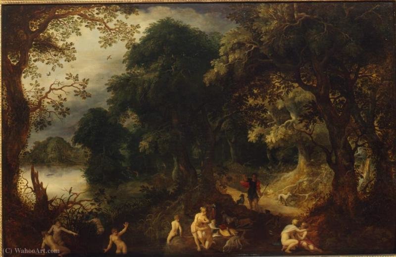 Diana And Actaeon — Abraham Govaerts