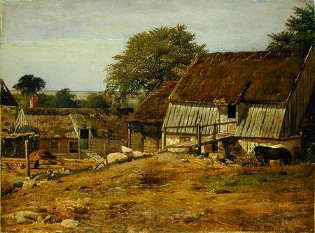 A Farmhouse In Sweden — Louis Gurlitt